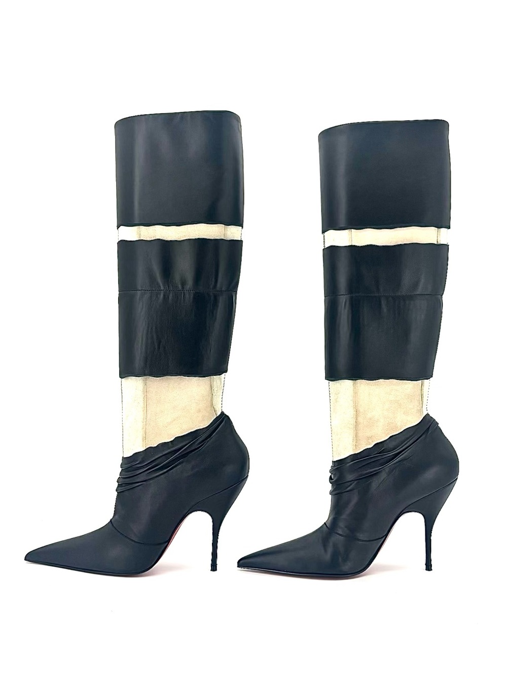 Christian Louboutin x Maison Margiela Xrismarteen 100 Knee High Boots 36 - Picture 5 of 12